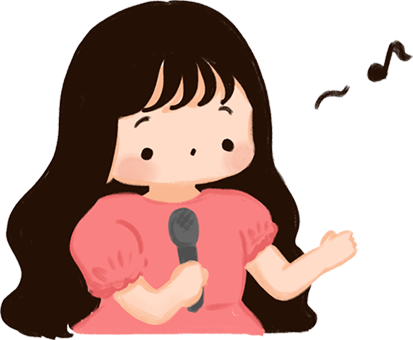 歌手のイラスト