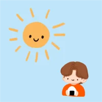 ひるのイラスト